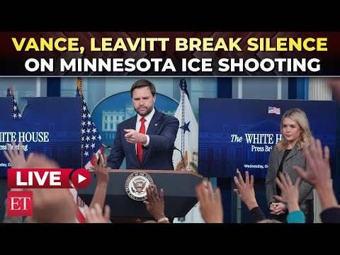 LIVE | VP JD Vance & Karoline Leavitt hold press briefing over Minnesota ICE shooting