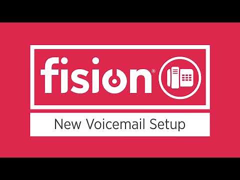 Fision Voicemail Set up