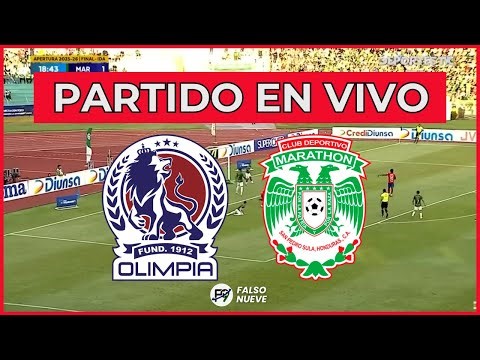 ✅ OLIMPIA VS MARATHÓN [EN VIVO] 🔴 FINAL TORNEO APERTURA - PREVIA + PARTIDO EN DIRECTO 🏆