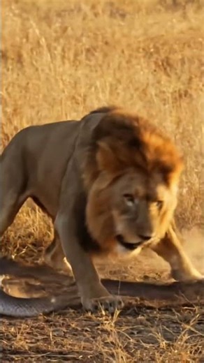 🦁 Lion vs Giant Python 🐍⚠️ Real Wildlife Encounter | Documentary Style 🌍