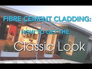 Fibre cement cladding: How to get the classic rendered look without the mess