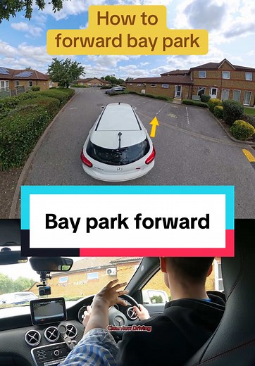 The reference is roughly under your wing mirror or about a 1/4 of the way down the window #driving #car #learn #howto #parallel #park #teacher #fyp #london #clutch