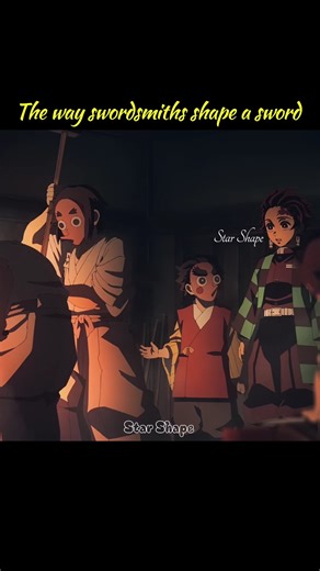 How to shape a sword ⚔️#foryou #demonslayer #anime #ytshorts #inosuke