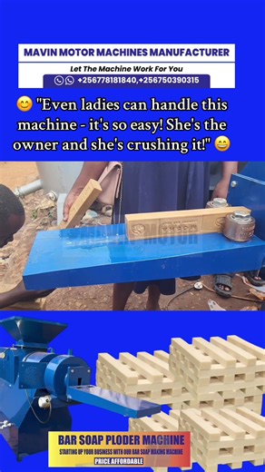 Upgrade Soap Making with Mavin Motor's Plodder Machine