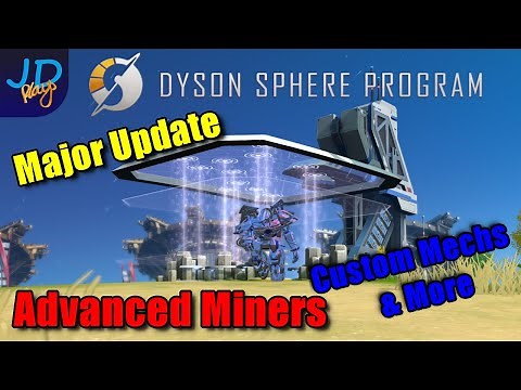 Dyson Sphere UPDATE Advanced Miners, Geothermal power, Mech Customisation - Icarus Evolution