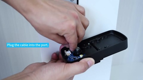 WiFi Front Door Lock Set: Keyless Entry Door Lock Deadbolt with Handle Set, UYF Smart 360° Biometric Fingerprint Touchscreen Locks, Includes Gateway, Alexa Bluetooth App Control, Aluminum Alloy,Black