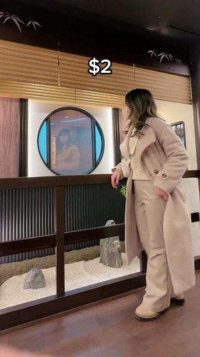 The prettiest zen garden train in kyoto and the tickets were only $2 USD! Enjoy the scenic views from a seasonal themed carriage! 🚞 #japan #kyoto #osaka #travels #travelbucketlist