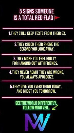 5 Behaviors That Are Secretly Toxic 🚩 #mindset #psychology #redflags