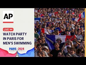 Olympics 2024 LIVE: Watch party in Paris for men’s swimming