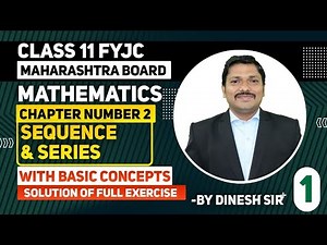 Class 11 Ch.2 Sequence & Series Lec-1 for Science/Comm./Arts | MATHS II | Success Batch | Dinesh Sir