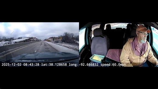 44K views · 206 reactions |  Dashcam video shows the moment a pickup truck lost control and crashed on State Route 54 in snowy Osage Beach, Missouri on Tuesday. : Scott's Concrete | KAKE News | Facebook