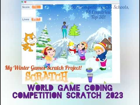 IKCC 2023 | World Game Coding Competition Scratch | Winter Games project idea in Scratch Coding