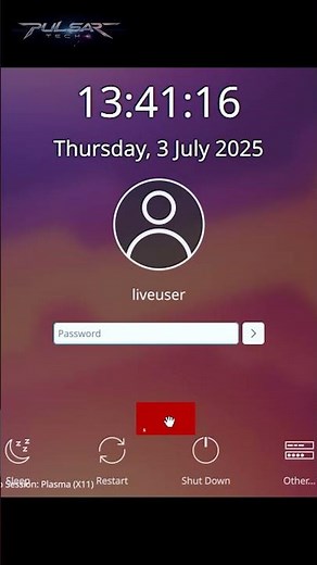 CachyOS Live ISO Login Fix – How to Get Past the Password Screen #short