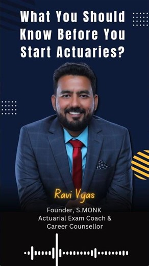 Before You Start Actuarial Science⚠️