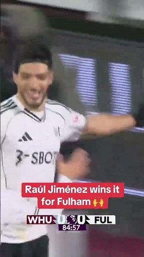 RAUL JIMENEZ IS FULHAM'S HERO 🏅
