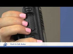 Motorola Mototrbo DP4600 Portable Radio - PTT (Push To Talk) Training Video
