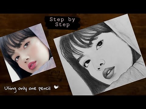 Drawing Lisa Blackpink | How to draw Blackpink Lisa step by step tutorial | YouCanDraw