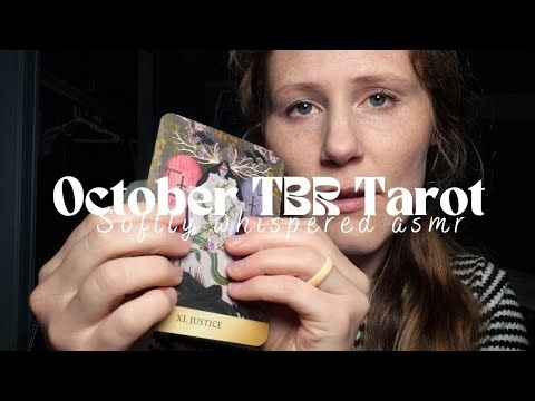 Gently Whispered ASMR October TBR 🎃✨️ Tingly Mouth Sounds, Card Taps and Rambles to Put You to Sleep