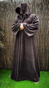 Unisex Fleece Hooded Robe: Medieval Jedi Cosplay Gown - Etsy
