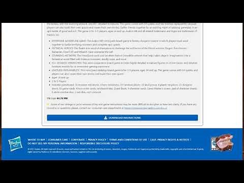 HeroQuest 2021 — PDF Rules downgraded and upgraded — HASBRO vs Avalon Hill