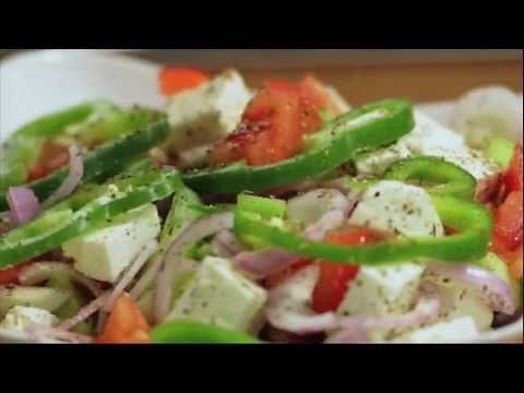 The "Original" GREEK Village SALAD: GreekRecipes.tv