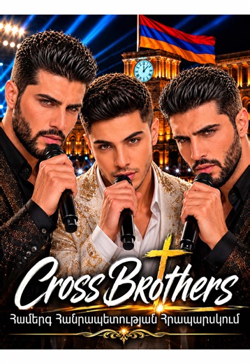 🇦🇲 Armenian CROSS BROTHERS✝️🙏🏻| Համերգ Հանրապետության հրապարակում 2026 | Ter Du Im Koghqin Eir | Lord, You Where Beside Me #crossbrothers #armenian #God #Jesus #lord