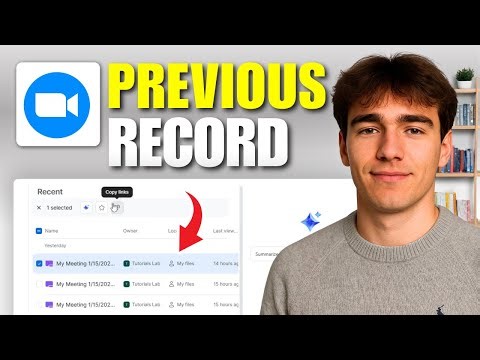 How To See Previously Recorded Zoom Meetings (Tutorial 2026)