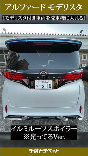 【40系アルファード】モデリスタエアロ付きを洗車機に入れてみた！