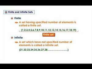 5 Finite and infinite sets