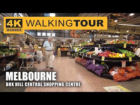 Box Hill Central Shopping Centre Walking Tour in Melbourne, Australia (4K 60fps)