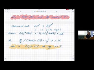 [CSS.318.1] Coding Theory Lecture 19: Locally Decodable Codes