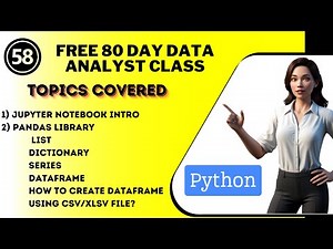 #58 Free Data analytics Course In Tamil/Data Analyst Course For Beginners/ Python For Beginners