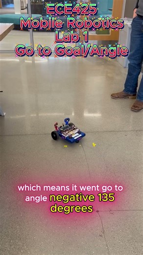 Lab 1 Demo Go To Goal #Robot #Robotics #Odometry #Arduino #STEM #STEAM #NoireSTEMinist