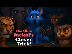 The Blue Jackal Story Panchatantra Tales for Kids StayCuandPlay