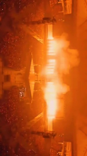 BTS Concert Performance Highlights with Pyrotechnics