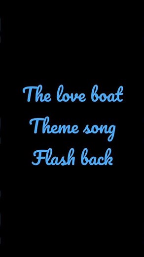 The love boat theme song