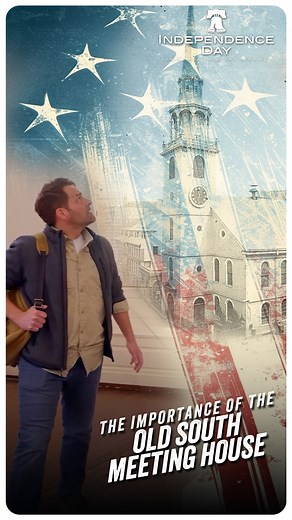 20K views · 762 reactions | The Importance of the Old South Meeting House𥳐| Independence Day Special | Drive Thru History Happy Independence Day! Join Dave as he unpacks the importance of The Old South Meeting House in Boston, Massachusetts. Check out this special clip from our Independence Day Special. #FourthOfJuly #drivethruhistory #TBN #Boston | Drive Thru History | Facebook