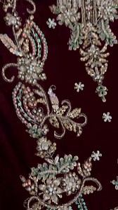 Pure 9k micro velvet fancy work shirt dupatta 2 piece dress 👗 WhatsApp: 923074012230 | Silk