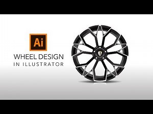 Illustrator Tutorial: Wheel illustration