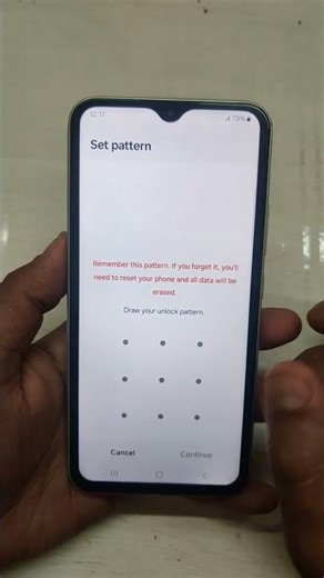 How to set screen lock in Samsung a34 5g | Samsung a34 5g screen lock kaise lagaye | pattern lock