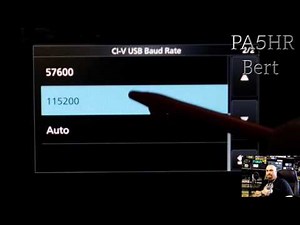 Icom 7300 Settings for use with RS-BA1 Software