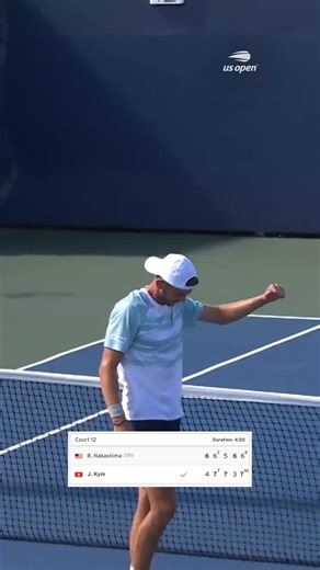 Take a swing after a 5 setter 😅🏌️ | US Open Tennis Championships