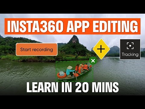 Insta360 App 2.0 Beginners Guide: How To Edit And Reframe 360 Video | Insta360 X5, X4, X3 Tutorial