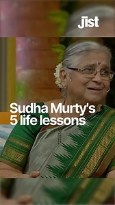 Sudha Murty, a ‘simple’ author and philanthropist who is married to the founder of Infosys, Narayana Murthy. Sudha has led a simple and a meaningful life and here are some life lessons by her that the younger generations must follow to be successful. #sudhamurty #narayanamurthy #infosys #rishisunak #tips #life | Jist