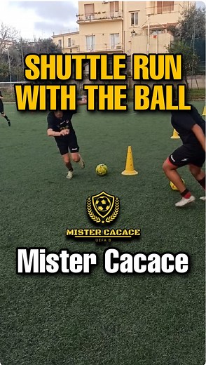 83K views · 477 reactions | SHUTTLE RUN WITH THE BALL #MISTERCACACE #shuttlerun #shuttle #run #running #footballtraining #soccertraining #footballdrills #soccerdrills #U15 | Mister Cacace | Facebook