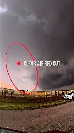 The formative stages of a large multivortex tornado in SW Oklahoma…