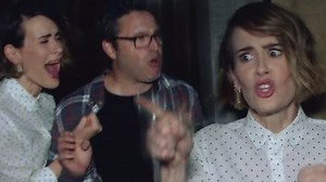 Ellen DeGeneres Scares Sarah Paulson (Again) With 'American Horror Story' Haunted House