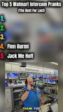 Top 5 Intercom Pranks #fyp #viral #prank #walmart #trending