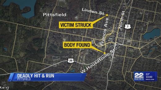 Hit-and-run pedestrian crash in Pittsfield leaves man dead, police say