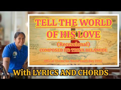 Tell the World of His Love - Easy Guitar Cover with Chords & Lyrics | Recessional Hymn